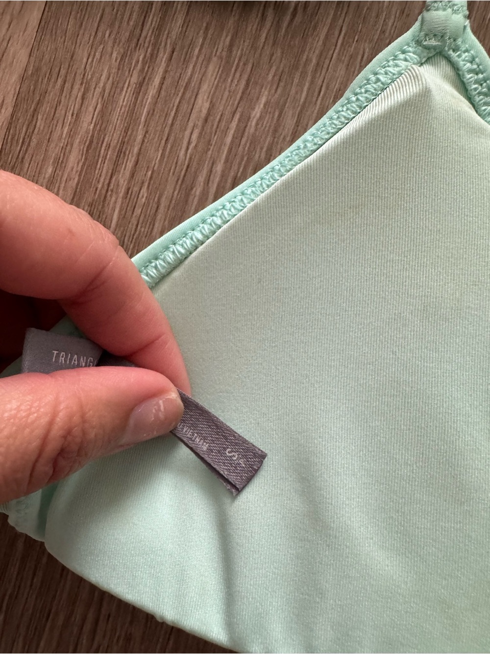triangl swimwear Mint Triangle Halter Bikini Top - Picture 3 of 3